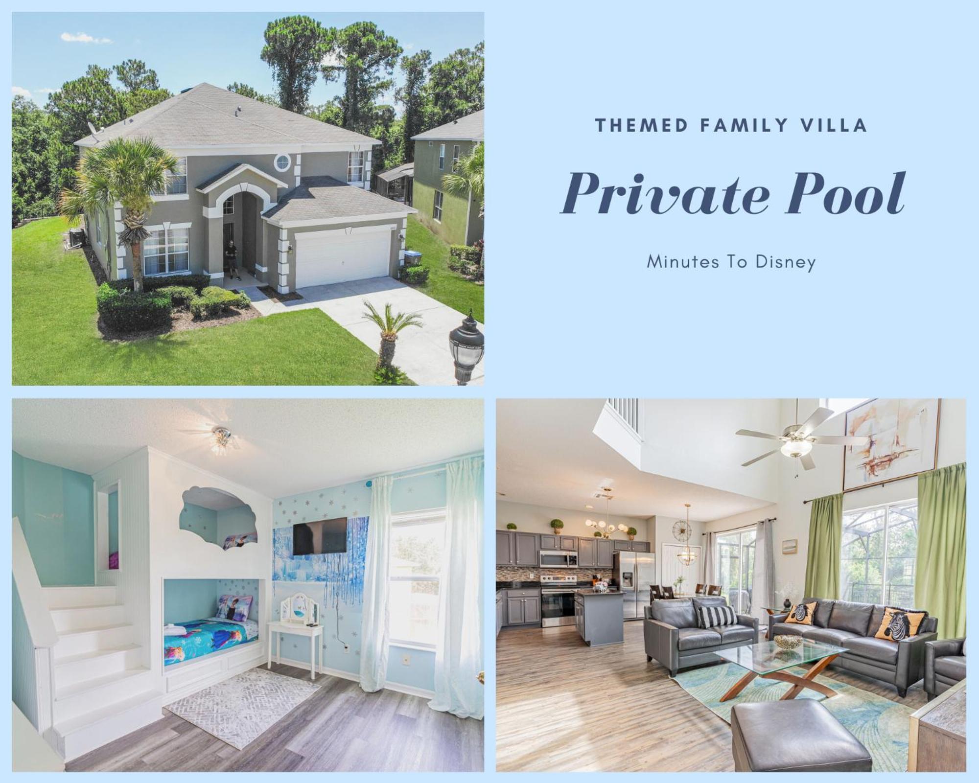 Themed Villa, 12 Min To Disney, Resort Access Орландо Екстер'єр фото